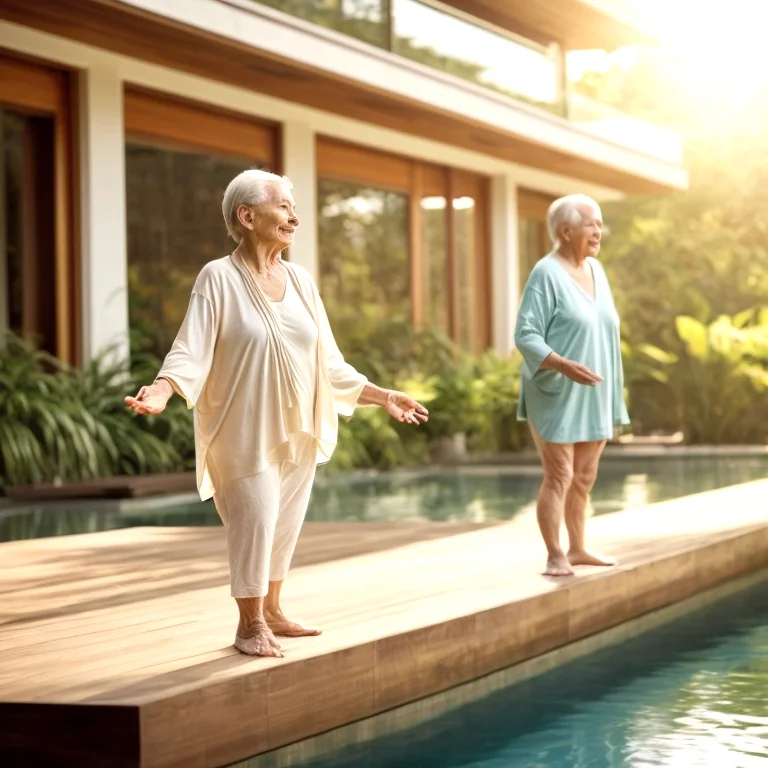 Healthy senior meal plated